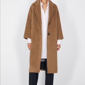 Zara Brown Oversized Coat